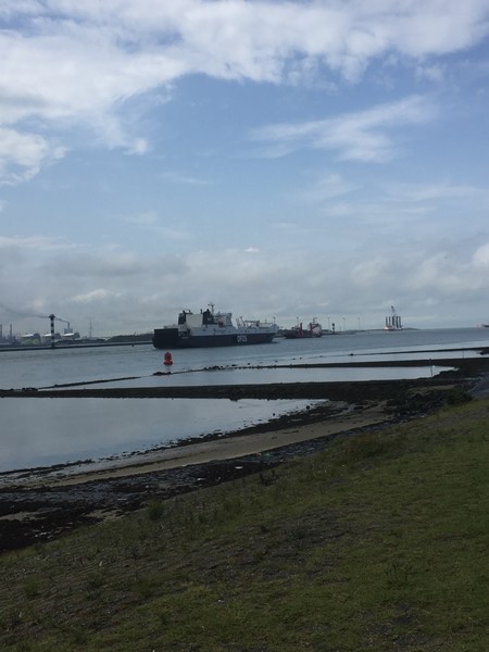 vakantierit 2021, schepen op Nieuwe waterweg