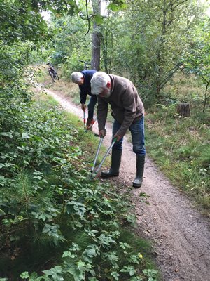 onderhoud ATB route 2021, verzamelen