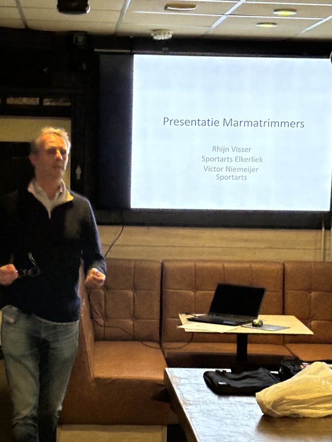 Marmatrimmers, uitleg sportarts